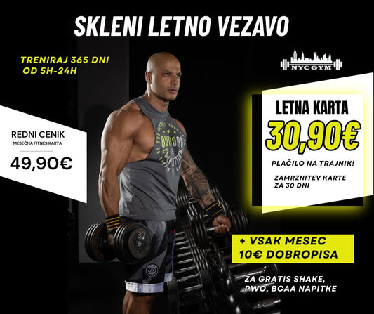 LETNA fitnes karta- TRAJNIK